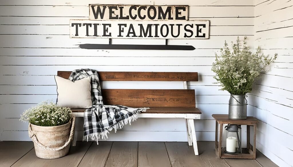 farmhouse entryway decor